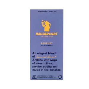 Hausbrandt Gourmet Κάψουλες Nespresso Συμβατές 10 τεμάχια